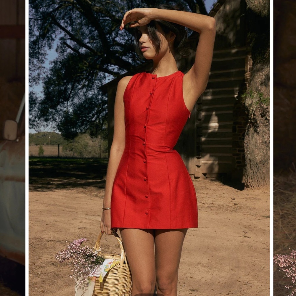 COMMENSE - Red Dress